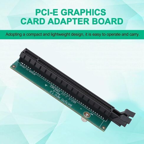 Zunate PCI E 16X Graphics Card Adapter for ThinkCentre M920q M920x M910x M720q P330 Tiny5 Series, 01AJ940 Riser Expansion Board with 4 Port NIC Support (with Back Plate) in Saudi Arabia