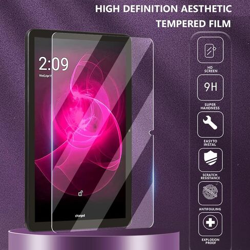 عبوتان لجهاز T-Mobile REVVL Tab 2 5G 10.1 بوصة تابلت 2025 إصدار واقي شاشة من الزجاج المقسى، غشاء واقي شاشة عالي الدقة مضاد للخدش 9H لجهاز T-Mobile Revvl Tab 2 Tablet 10.1 بوصة 2025 in Kuwait