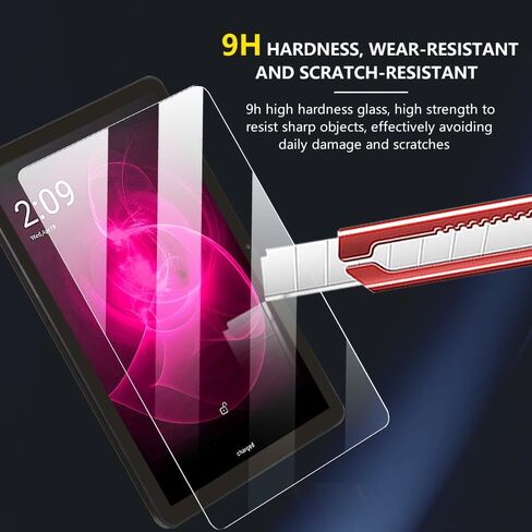 عبوتان لجهاز T-Mobile REVVL Tab 2 5G 10.1 بوصة تابلت 2025 إصدار واقي شاشة من الزجاج المقسى، غشاء واقي شاشة عالي الدقة مضاد للخدش 9H لجهاز T-Mobile Revvl Tab 2 Tablet 10.1 بوصة 2025 in Kuwait