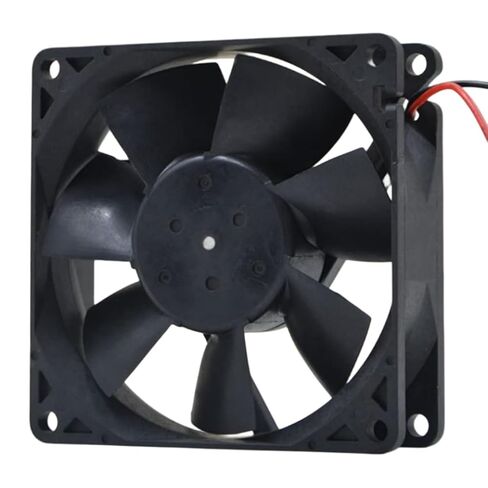 D08A-24TU 06 80x80x25mm 24V 0.11A 2.64W 3500RPM 55CFM Nidec 8 سم 2 سلك مروحة تبريد in Kuwait