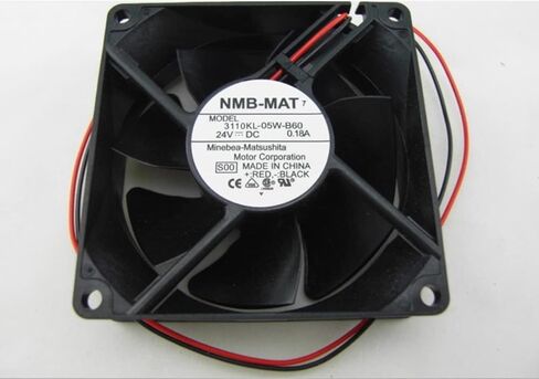 3110KL-05W-B60 NMB 808025MM 24V 0.18A 3400RPM 40.2CFM 8cm 2-Wire Cooling Fan in Kuwait