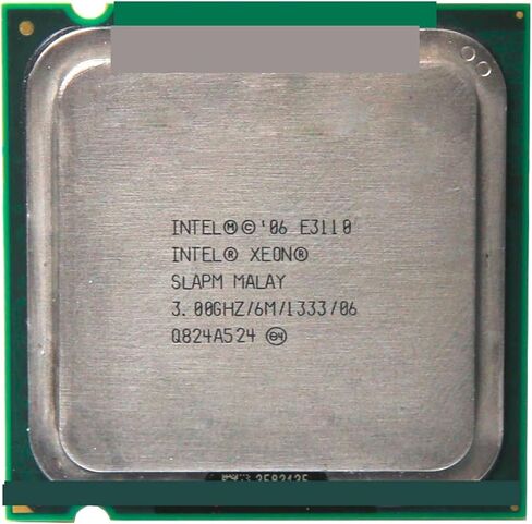 معالج CPU XEON E3110 3.00 جيجا هرتز/6 متر/1333 ميجا هرتز مقبس ثنائي النواة 775 شحن سريع يساوي E8400 in Kuwait