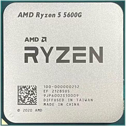معالج وحدة المعالجة المركزية A N R 5 5600G R5 3.9 جيجا هرتز سداسي النواة اثني عشر خيط 65 واط L3 = 16 متر مقبس AM4 ملحقات المعالج in Kuwait