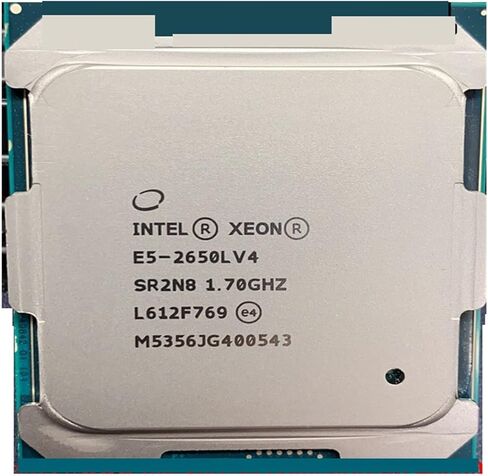 معالج Xeon CPU E5-2650LV4 SR2N8 1.70 جيجا هرتز 14-النوى 35M LGA2011-3 المعالج E5 2650LV4 2650L V4 in Kuwait