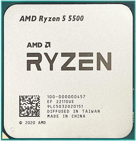 معالج وحدة المعالجة المركزية N A R 5 5500 R5 3.6 جيجا هرتز 6-Core 12-Thread 7NM 65W L3 = 16M مقبس AM4 ملحقات المعالج بدون Co in Kuwait