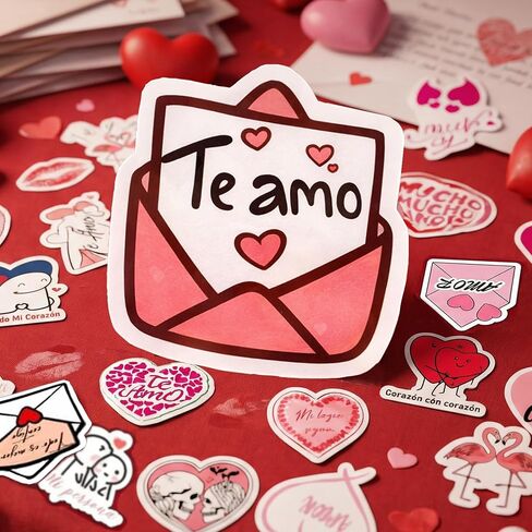 Inspirational Stickers Set - Spanish Self-Love Decals with Positive Affirmations, Motivational Quotes for Vision Board, Planners & Water Bottles in Kuwait