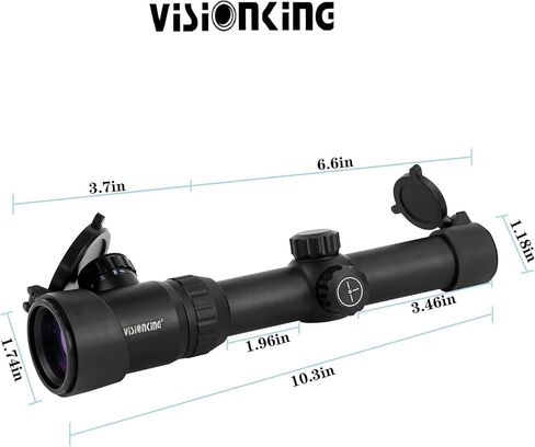 نطاق البندقية 1.25-5x26 Riflescope IR للصيد 30 ملم ثلاثي الدبوس مع قرص العسل in Kuwait