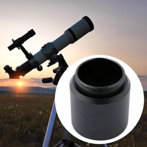 Telescope Eyepiece Mount Adapter 1.25 inch to C Mount Adapter Easy Installation Modern Aluminum Telescope Converter Accessory in Kuwait
