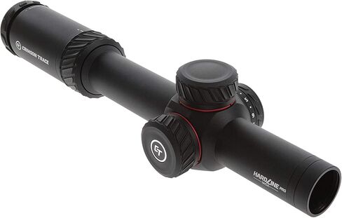 Crimson Trace Hardline Pro Riflescope مع هيكل متين خفيف الوزن وأغطية نطاق وقماش عدسة للصيد والرماية والتكتيكية والخارجية in Kuwait
