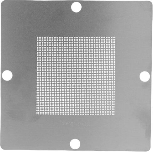 Aramox 9PCS BGA Reballing Stencils, 304 Stainless Steel Templates Kit for Laptop and Desktop Computer Repairs in Kuwait