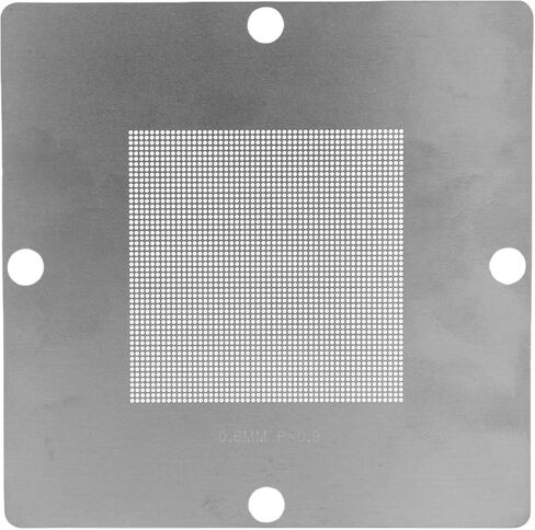 Aramox 9PCS BGA Reballing Stencils, 304 Stainless Steel Templates Kit for Laptop and Desktop Computer Repairs in Kuwait
