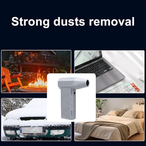 Fockety Compressed Air Duster, 130000RPM 200W Electric Air Duster, Handheld Dry Blower with Brushless Motor Rechargeable for Computer Keyboard Car Home in Kuwait