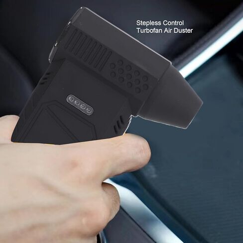 Compressed Air Duster, Powerful Cordless Electric Air Duster, Mini Blower, 80000RPM Brushless Motor, USB Rechargeable, for Keyboard, Computer, Car, Home Cleaning in Kuwait