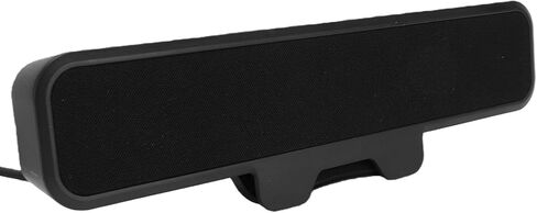 Zunate 10W On PC Speaker, USB A USB C Wired Stereo Speaker Bar for Desktop Computer with Volume Control Mute Key, Plug and Play in Kuwait