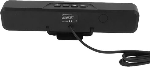 Zunate 10W On PC Speaker, USB A USB C Wired Stereo Speaker Bar for Desktop Computer with Volume Control Mute Key, Plug and Play in Kuwait