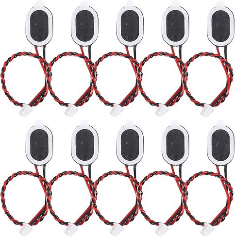 10Pcs 8 Ohm 1W Mini Full-Range Speaker 8ohm 1 Watt 3.3V/5V with JST-PH1.25mm 2-Pin Interface for DIY Electronics in Kuwait