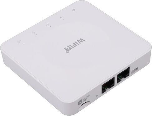 Naroote 4G WiFi Hotspot Router, Wireless Portable 4G LTE SIM Card Router with Dual LAN Ports for Home, Office, Remote Work & Travel Outdoor Use in Kuwait