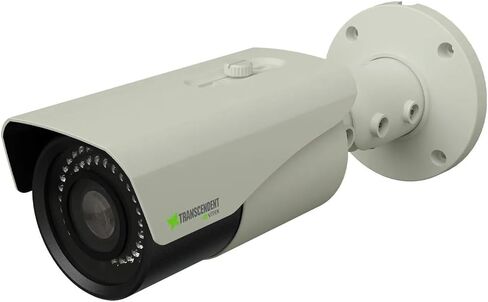 كاميرا VITEK VTC-TNB8RMS Transcendent 8MP 4K H.265 IP Bullet، عدسة بمحرك 3.3-12 مم، 160 قدم IR، WDR، PoE، IP66، أبيض in Kuwait