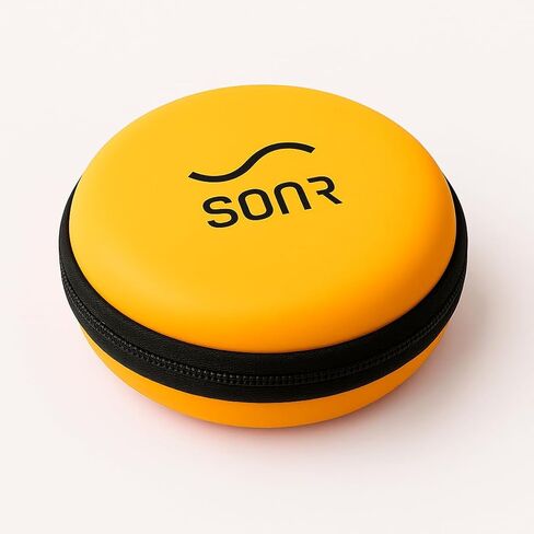 حزمة 2 في 1 SONR Swim Coach Communicator، مقاومة للماء، مجموعة السباحة تحت الماء، توصيل العظام، التدريب في الوقت الحقيقي، سماعة رأس لاسلكية وحقيبة تخزين in Kuwait