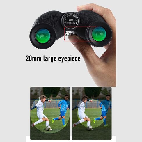 PUSOKEI 15x30 Compact Binoculars, High Powered Easy Focus Binoculars for Adults and Kids with Wide Field of View, for Bird Watching Travel Sightseeing in Kuwait