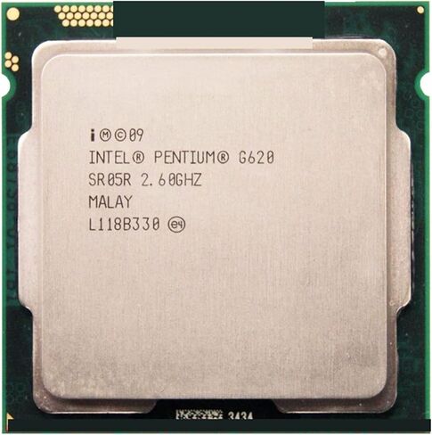 معالج CPU P G620 SR05R بسرعة 2.60 جيجا هرتز 3M مقبس ثنائي النواة 1155 شحن سريع للخارج in Kuwait