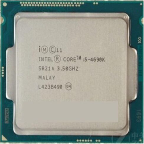 I c I5 4690K 3.5 جيجا هرتز/ 6 ميجابايت/ مقبس LGA 1150 معالج رباعي النواة وحدة المعالجة المركزية I5-4690K SR21A in Kuwait