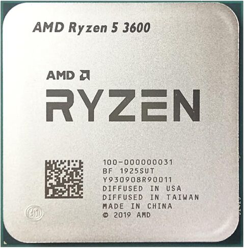 A N R 5 3600 R5 CPU 3.6 GHz 6-Core 12-Thread Processor 7NM 65W L3=32M Socket AM4 DDR4 Desktop Accessories in Kuwait