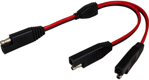 Sea-Dog 426920-1 SAE Polarized Power Cable Y-Splitter - 12" in Kuwait
