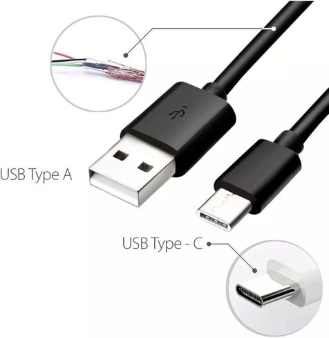 5 فولت USBC كابل شحن لكاميرا جرس الباب ieGeek Bell J9 5600 مللي أمبير بطارية ليثيوم أيون قابلة للشحن 5 فولت سلك إمداد الطاقة كابل in Kuwait