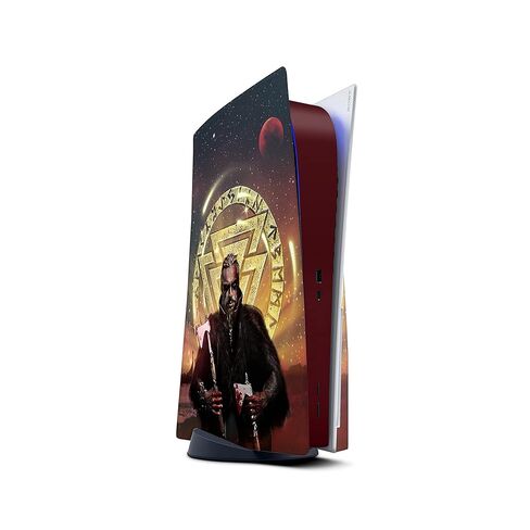 TACKY DESIGN PS5 Vikings Skin for PlayStation 5 Console and 2 Controllers, Brown skin Vinyl 3M Decal Stickers Full wrap Cover (Disk Edition) in Kuwait