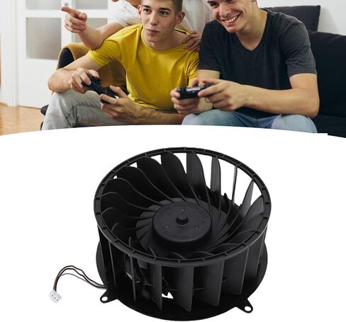 Vikye Internal Cooling Fan Replacement for (CFI 70XX Series), 19 Blade 12V 1.80A Console Cooler with 3 Pin Connector in Kuwait
