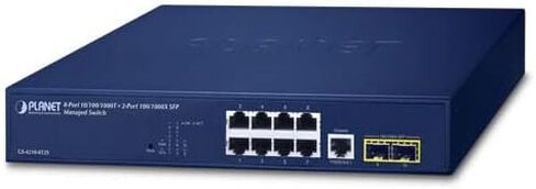 Planet GS-4210-8T2S 8-Port 10/100/1000T + 2-Port 100/1000X SFP Managed Switch in Kuwait