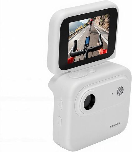 Yunseity Action Camera, 48MP 1080P Digital Camera with 143 Degree Wide Angle Lens Electronic Image Stabilization 2.0 Inch Flip Screen, for Vlogging Outdoor Travel Cycling Recording in Kuwait