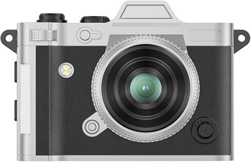 Yunseity Retro Small Camera, 20MP 2K Video Pendant Camera with 1.47 Inch Screen and Alloy Body for Streetwear Fashion and Travel Photography in Kuwait