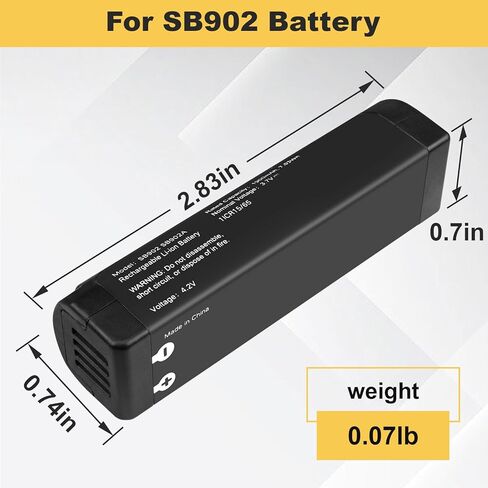 لاستبدال بطارية Shure SB902 SB902A: لموديلات Shure GLXD GLXD1 SB902A GLX-D GLXD2 GLXD MXW2 ميكروفون لاسلكي قابل لإعادة الشحن بطارية ليثيوم أيون 1900 مللي أمبير في الساعة in Kuwait