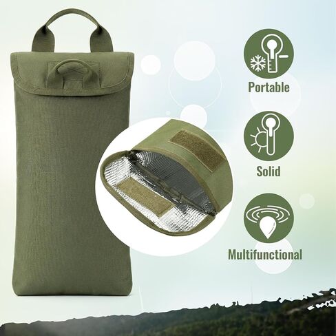 LemonRoad 2 Pack Water Bladder Insulator Bag, Hydration Bladder Thermal Insulation Sleeve for 2–2.5 Liter Oxford Cloth Cover Cooler for Hiking Biking Climbing Cycling Running Camping Backpack in Kuwait