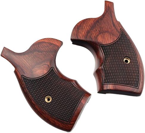 Altamont S&W K/L Round Super Rosewood Checkered Revolver Grip in Kuwait