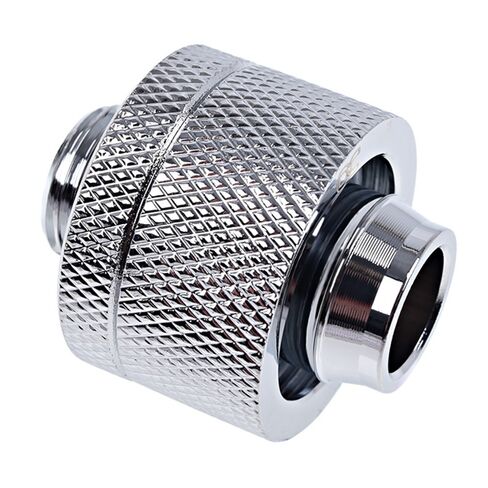 Alphacool Eiszapfen G1/4" إلى 13 مم ID، 19 مم OD ضغط مناسب للأنابيب الناعمة، كروم in Kuwait