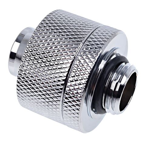 Alphacool Eiszapfen G1/4" إلى 13 مم ID، 19 مم OD ضغط مناسب للأنابيب الناعمة، كروم in Kuwait