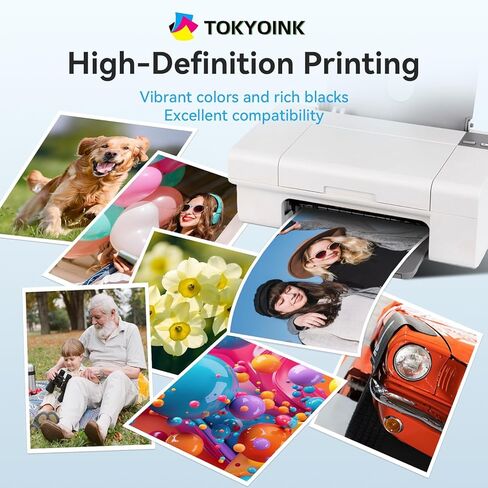 استبدال TOKYOINK لزجاجات إعادة تعبئة الحبر عالية السعة Epson 522 تعمل من أجل EcoTank ET-2800 ET-2803 ET-2400 ET-4800 ET-2720 ET-2840 ET-3850 ET-2850 ET-2850 ET-4700 ET-4800 ET-15000 6 حزم in Kuwait