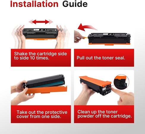 Compatible Canon 054 Toner Cartridge Set 4 Pack Replacement for Canon MF642cdw Toner Cartridges, Work for Color ImageCLASS MF642cdw MF644cdw MF641CW LBP622Cdw (4 Pack with Canon Cartridge 054) in Kuwait