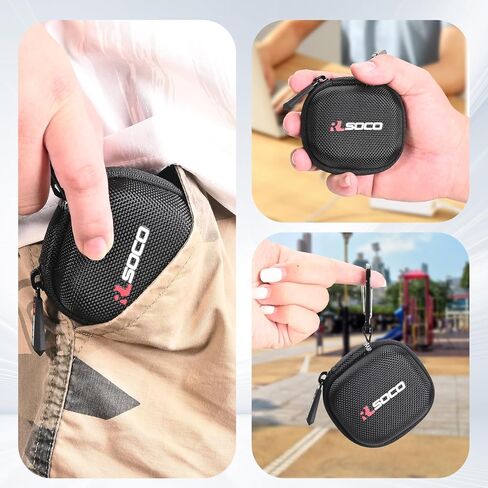 حافظة صلبة RLSOCO لسماعات Anker Soundcore P30i المانعة للضوضاء | حقيبة تخزين مقاومة للصدمات، والغبار، ومقاومة للماء، مع خطاف معدني قوي (الجراب فقط) in Kuwait