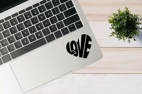 9 عبوات من الملصقات اللطيفة على شكل قلب الحب - ملصقات مقاومة للماء - سهلة الاستخدام - عيد الحب/حفلات الزفاف/الهدايا الرومانسية (أسود، طول 5 سم (2 بوصة) in Kuwait