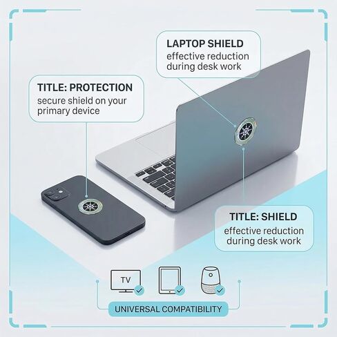 12 قطعة مانع Emf للهاتف الخلوي، ملصقات Emf للهاتف الخلوي، ملصقات Quantum Shield Emf للأجهزة، رقائق حماية Qshield Emf، حماية Emf تنطبق على المنتجات الإلكترونية in Kuwait