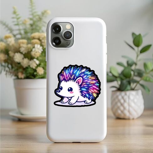 50 Pcs Water Bottle Stickers Cool Neon Animal Sticker, Waterproof Vinyl Stickers for Adults Teens Water Bottles Bicycle Skateboard Scrapbook Decals Luggage Laptop etc in Kuwait