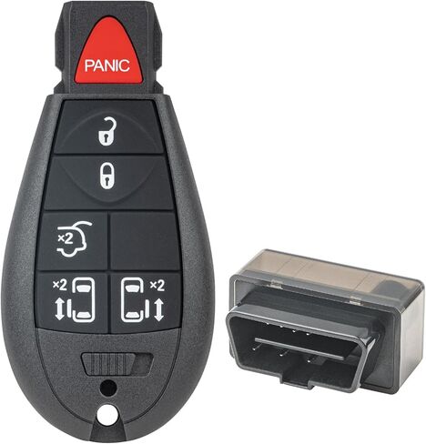 Vurkcy Key Fob Kit Replacement for 2008-2020 Dodge Grand Caravan/ 2008-2016 Chrysler Town Country Car Keyless Entry Remote Control, M3N5WY783X IYZ-C01C, 6 Btn in Kuwait