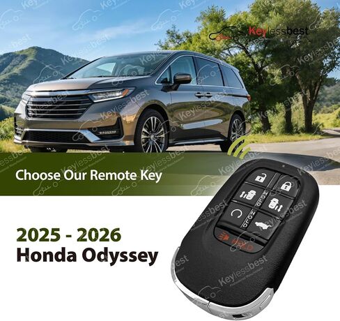 Replacement for 2025 2026 Honda Odyssey Key Fob Remote Control KR5TP-4 7 Buttons 433MHz in Kuwait