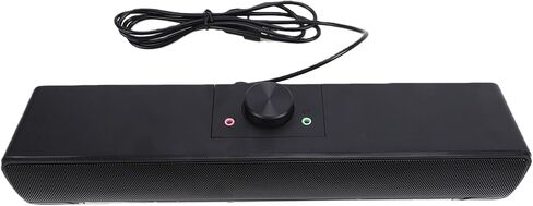 Pomya Computer Speaker Bluetooth 5.0 USB Powered HiFi Stereo Desktop Speaker with Dynamic RGB Lighting, Rotary Knob Volume Control, 2.0 Channel Sound for PC Laptop in Kuwait