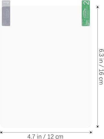 Luxshiny قطعتان من غشاء الزجاج الأمامي العاكس HUD: 6.3 بوصة × 4.7 بوصة شاشة عرض عالية الدقة عالمية، طبقة حماية، جهاز عرض ثابت للملاحة GPS وعداد السرعة in Kuwait