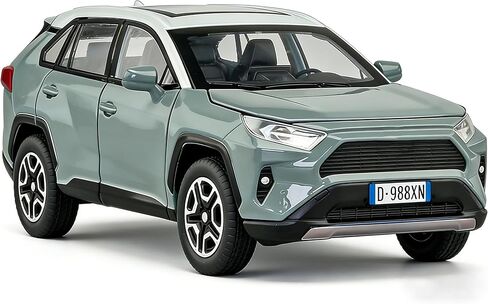 Model Car 1/32 RAV4 Toy Car Alloy Diecast Collectible Model with Light and Sound Toy Vehicle for Boys Kids Toddler Gift White Car in Saudi Arabia